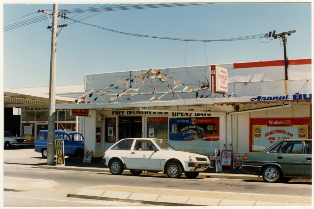 Pages Road Dairy and Aranui Burger Bar discoverywall.nz