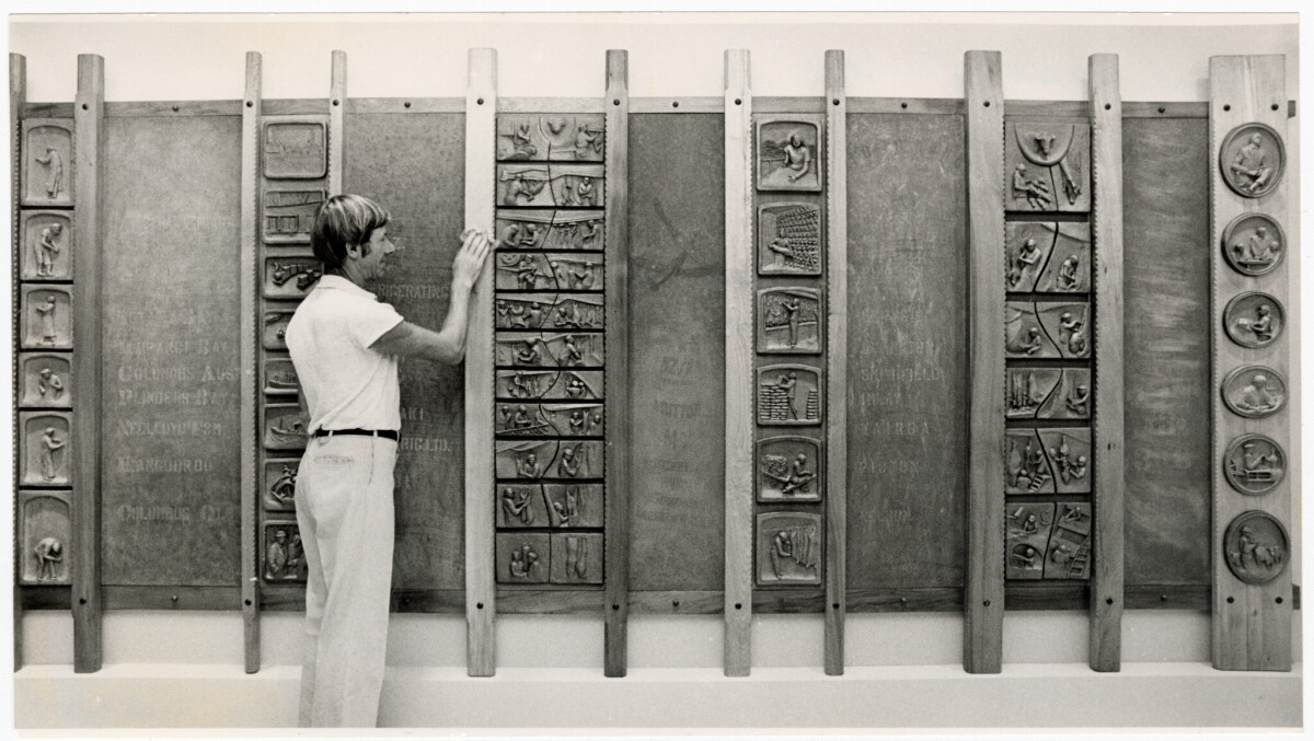 Manaia sculpture discoverywall.nz