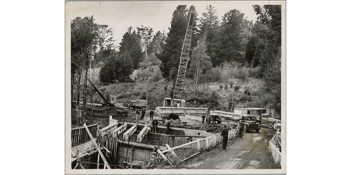 Construction of new Cashmere Road bridge discoverywall.nz