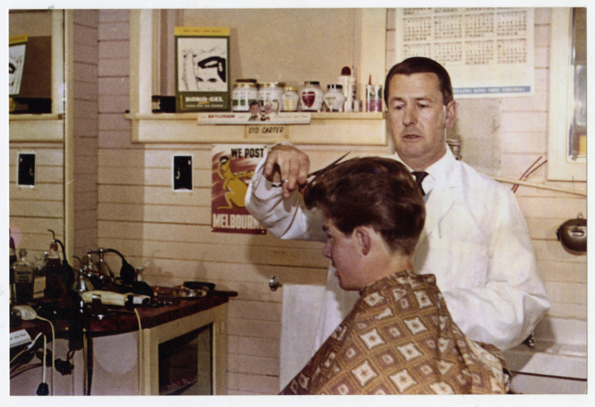 Krystals Palace and Brian's Barber Shop on North Avon Road