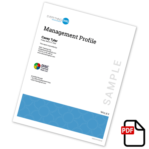 The DiSC Management Profile Creates Better Managers • disc training hub