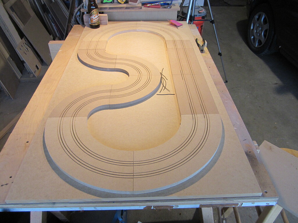 Gentlemen start your engines HO Slot car track build (update 2) Its