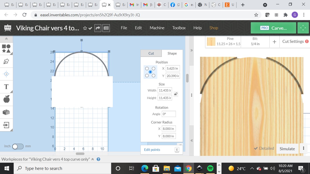Rounding edges (Longmill and Easel) Easel Pro Inventables Community