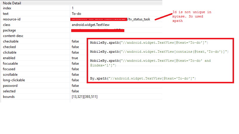 Unable to find element using xpath? Issues/Bugs Appium Discuss