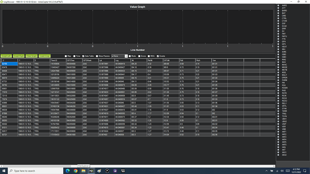 Enhanced camera trigger logging testing does not match wiki Copter