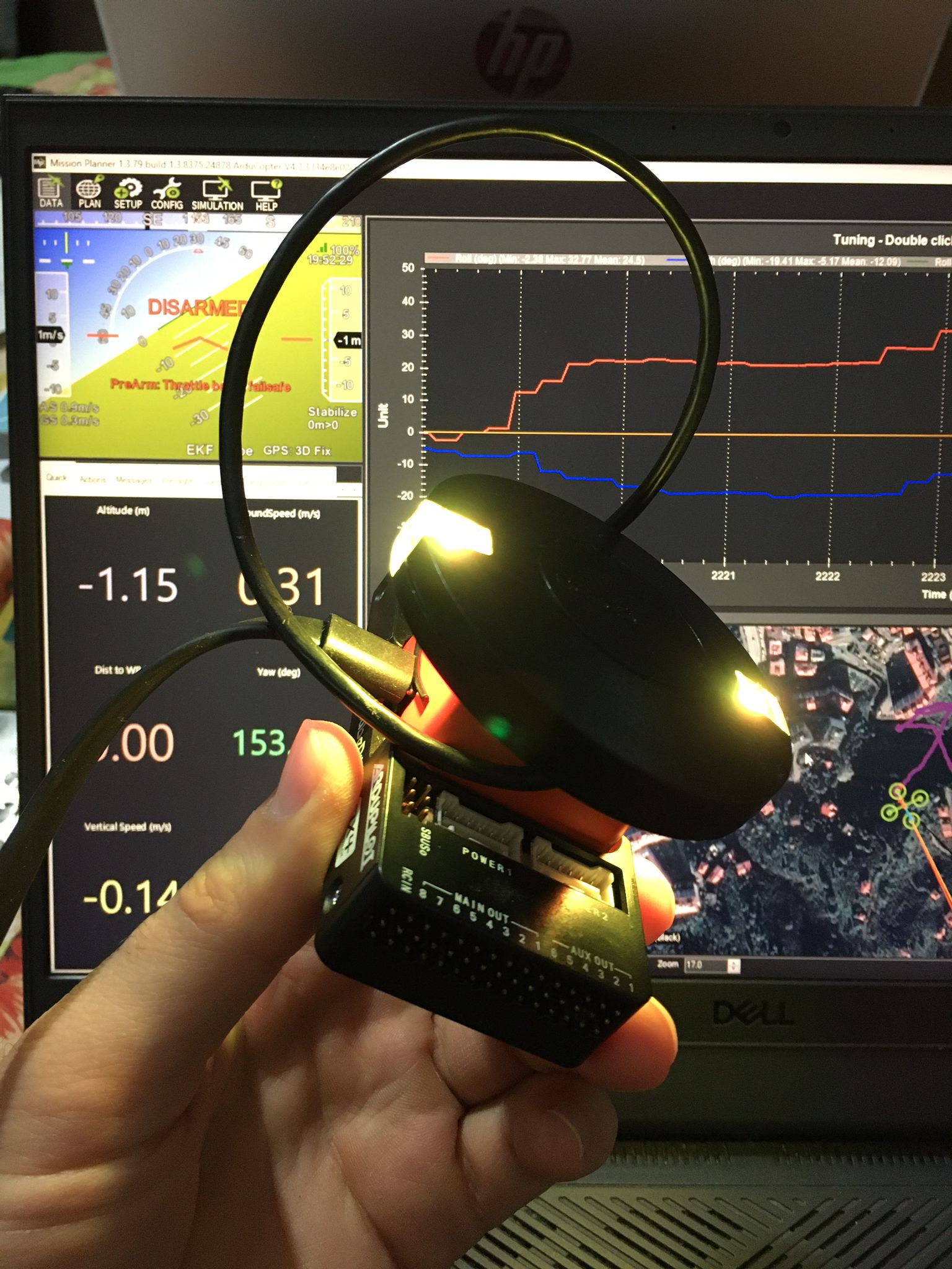 Reversed Roll Movement and GPS is not working properly ArduCopter