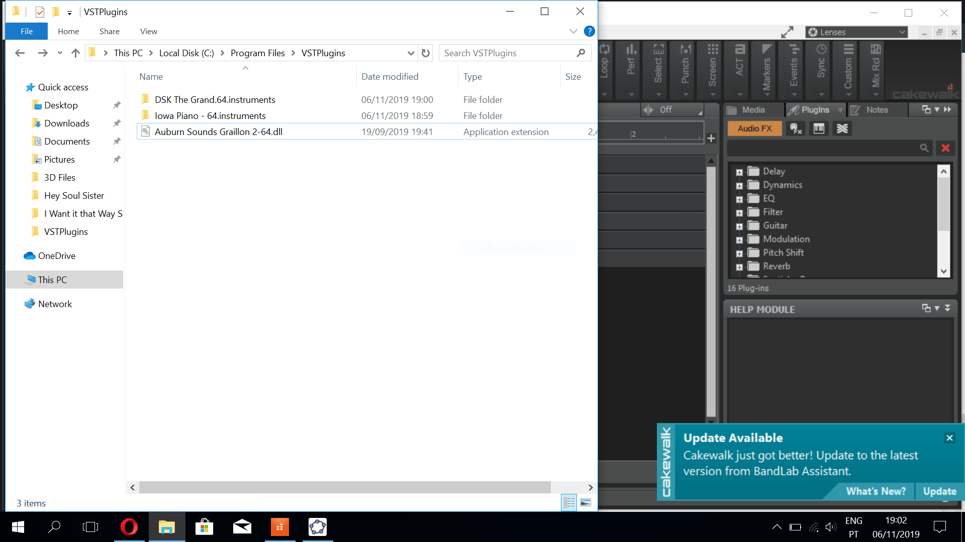 VST not working Instruments & Effects Cakewalk Discuss The