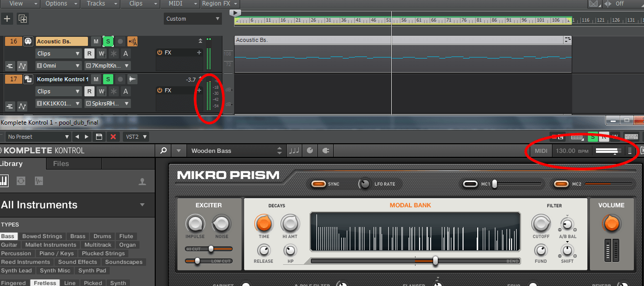 Komplete Kontrol only Mikro Prism and TRK01 instruments work Instruments & Effects