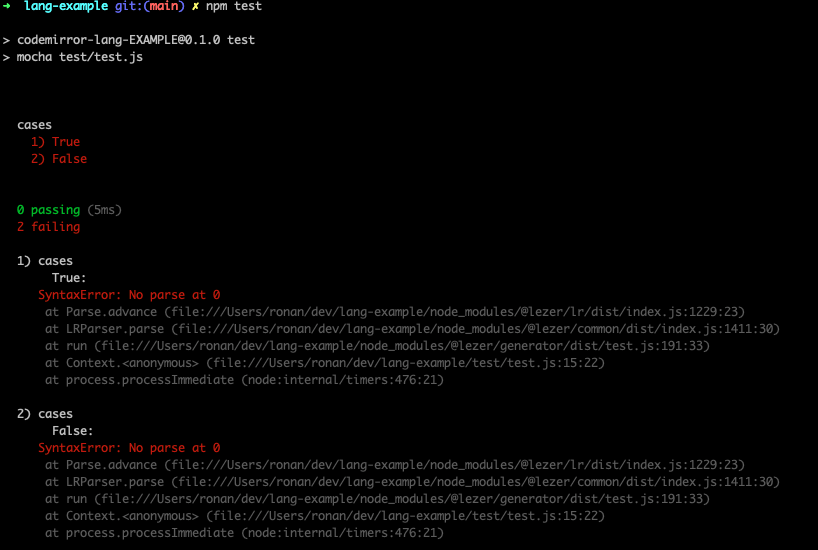 Custom language with syntax highlighting v6 discuss.CodeMirror