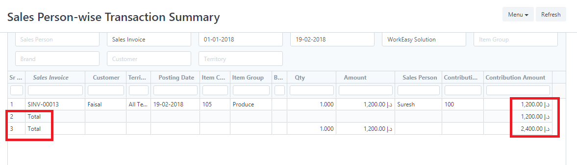 Sales Personwise Transaction Summary ERPNext Discuss Frappe/ERPNext