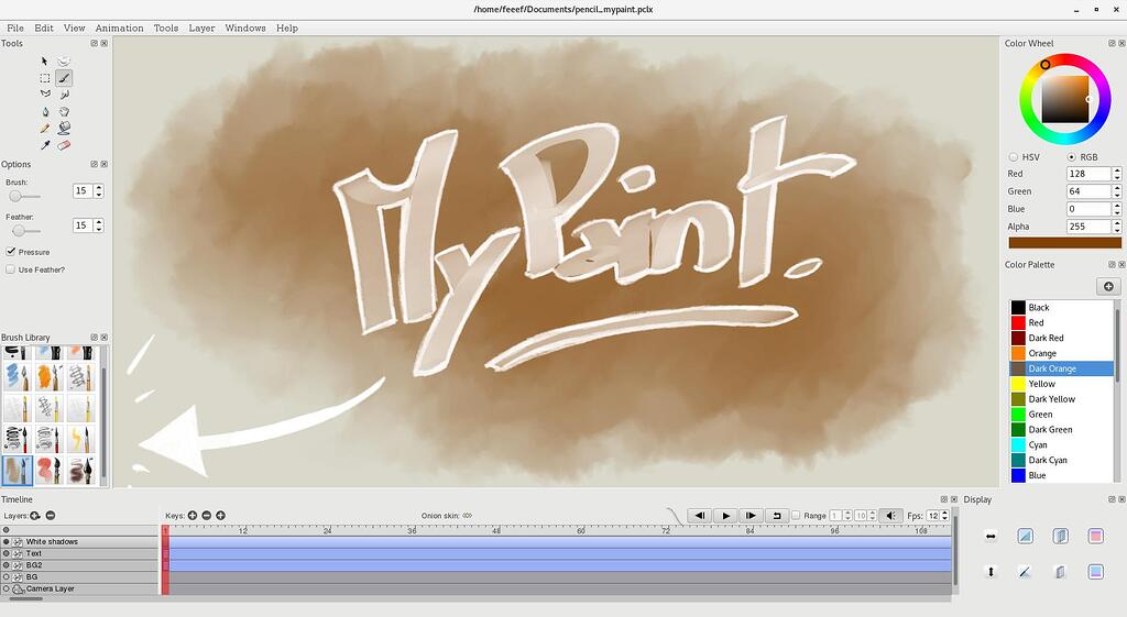 MyPaint version prealpha preview Development Pencil2D Community
