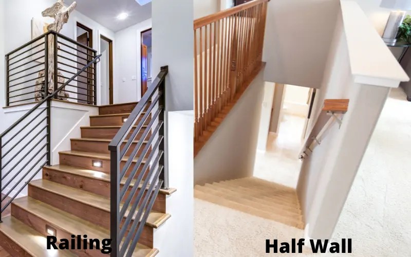 Half Wall Vs Railing (Which one is better?) DiscussDiy