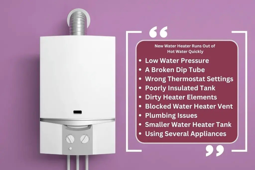 New Water Heater Runs Out of Hot Water Quickly (Causes& Fixes) DiscussDiy