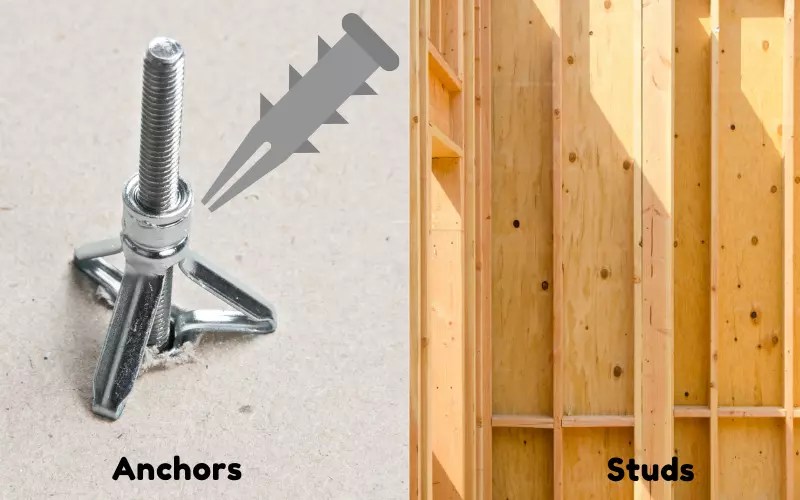 Drywall Anchors vs Studs What's Difference? DiscussDiy