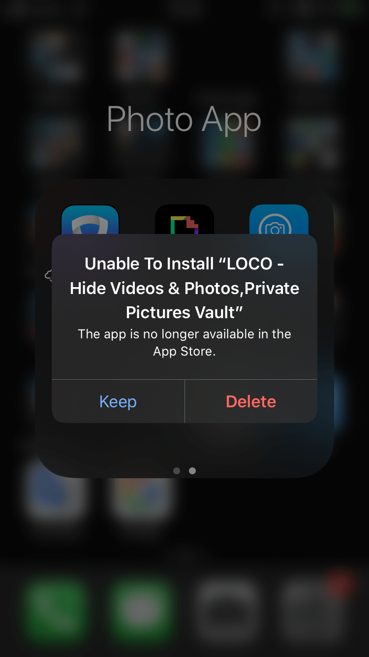 app is not available anymore in store Apple Community