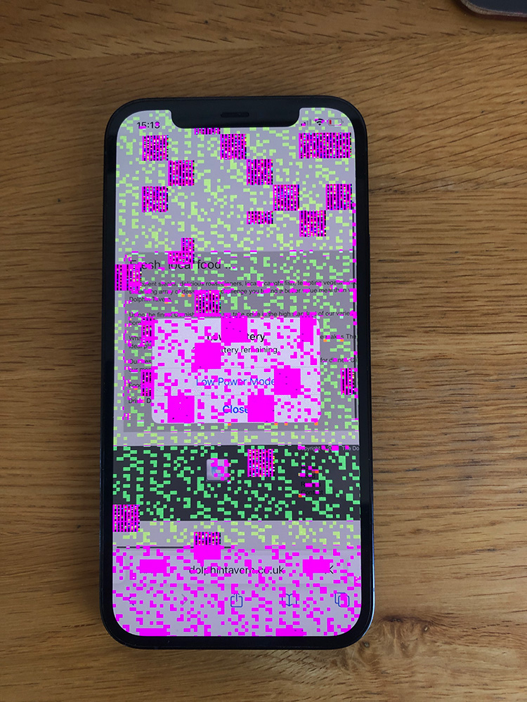 Pink Pixels This happened to my phone t… Apple Community