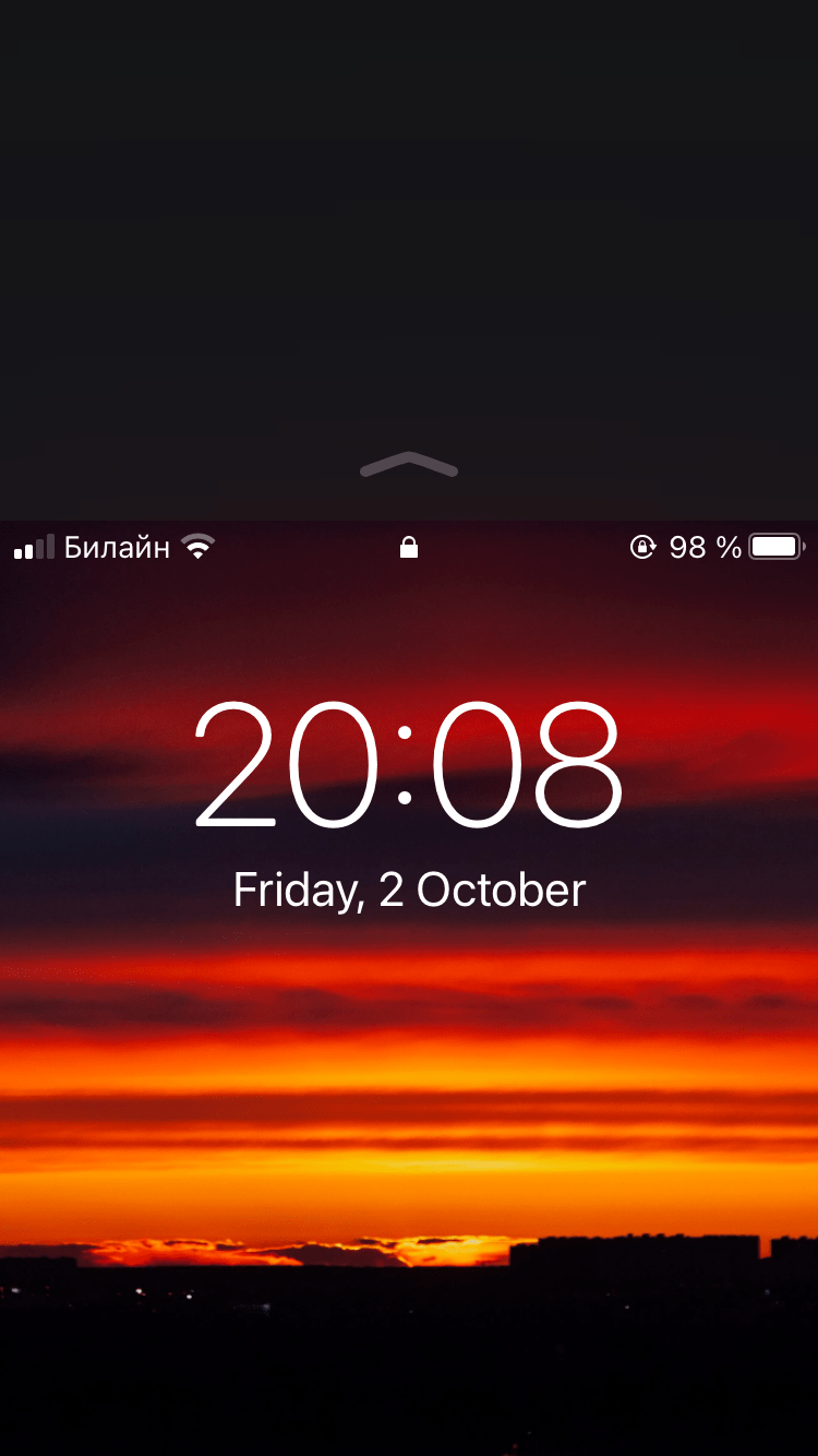 Strange swipe down screen on iPhone SE Apple Community