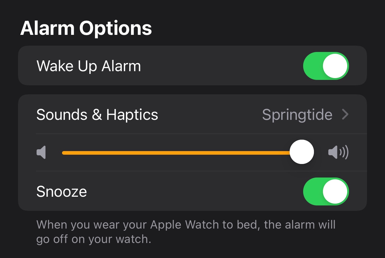 🛏 Sleep Wake Up Alarm does not work on… Apple Community