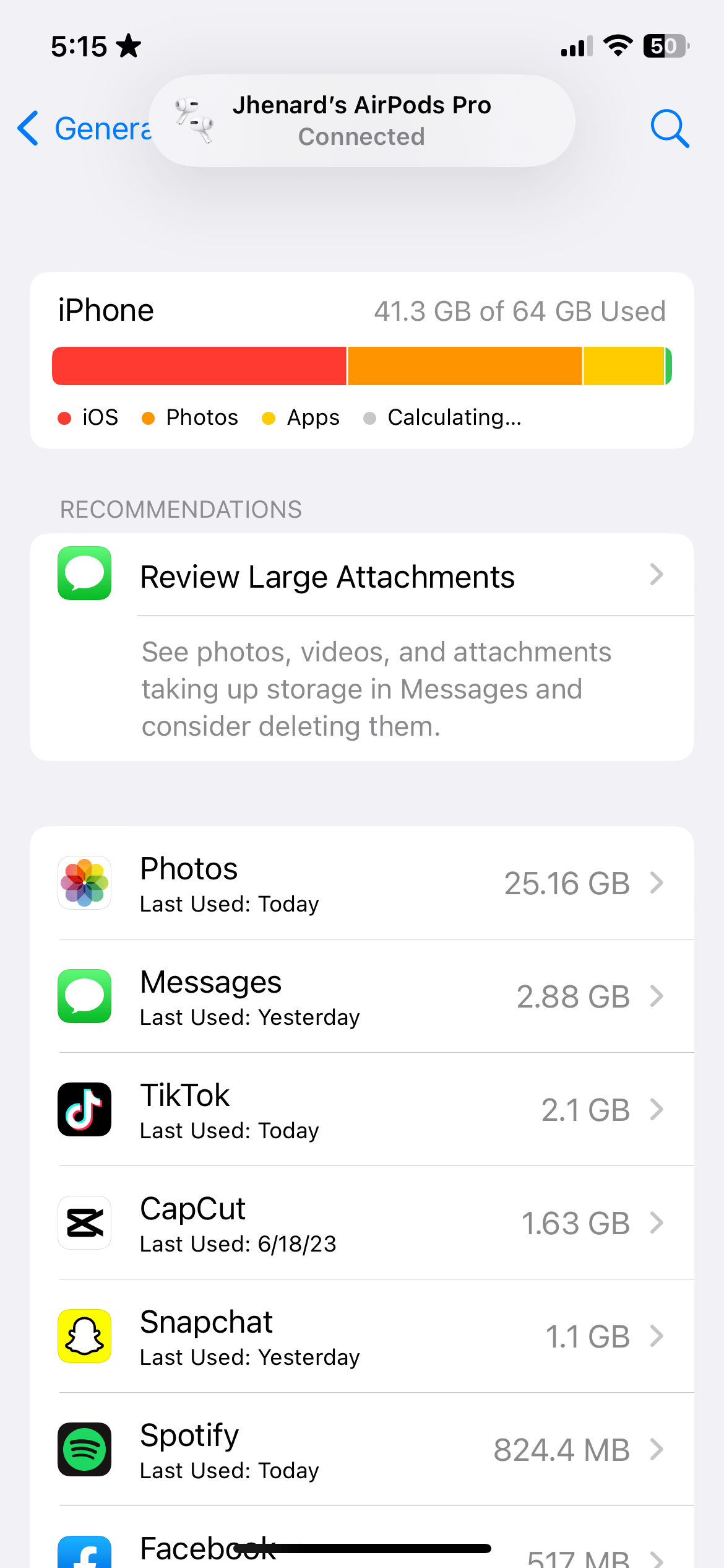My iphone 12 shows it’s full in storage t… Apple Community