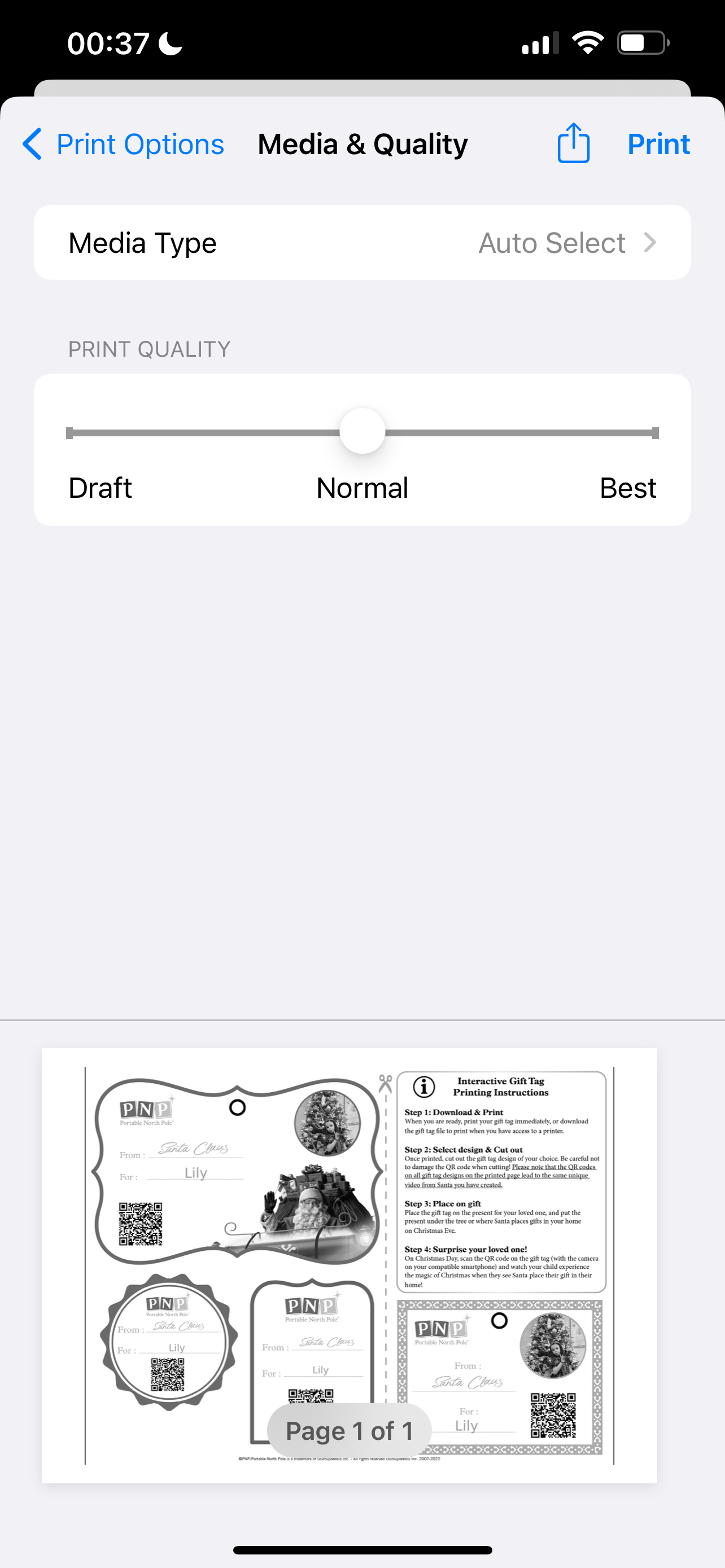 Printing from iPhone Apple Community