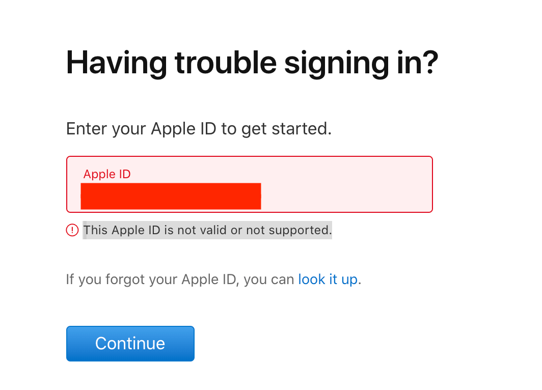 I am getting the following error "This A… Apple Community