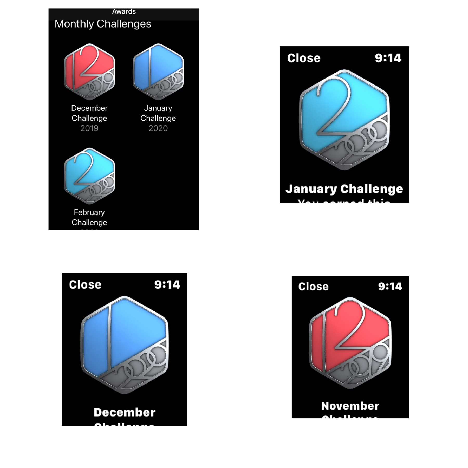 Monthly challenge showing wrong month Apple Community