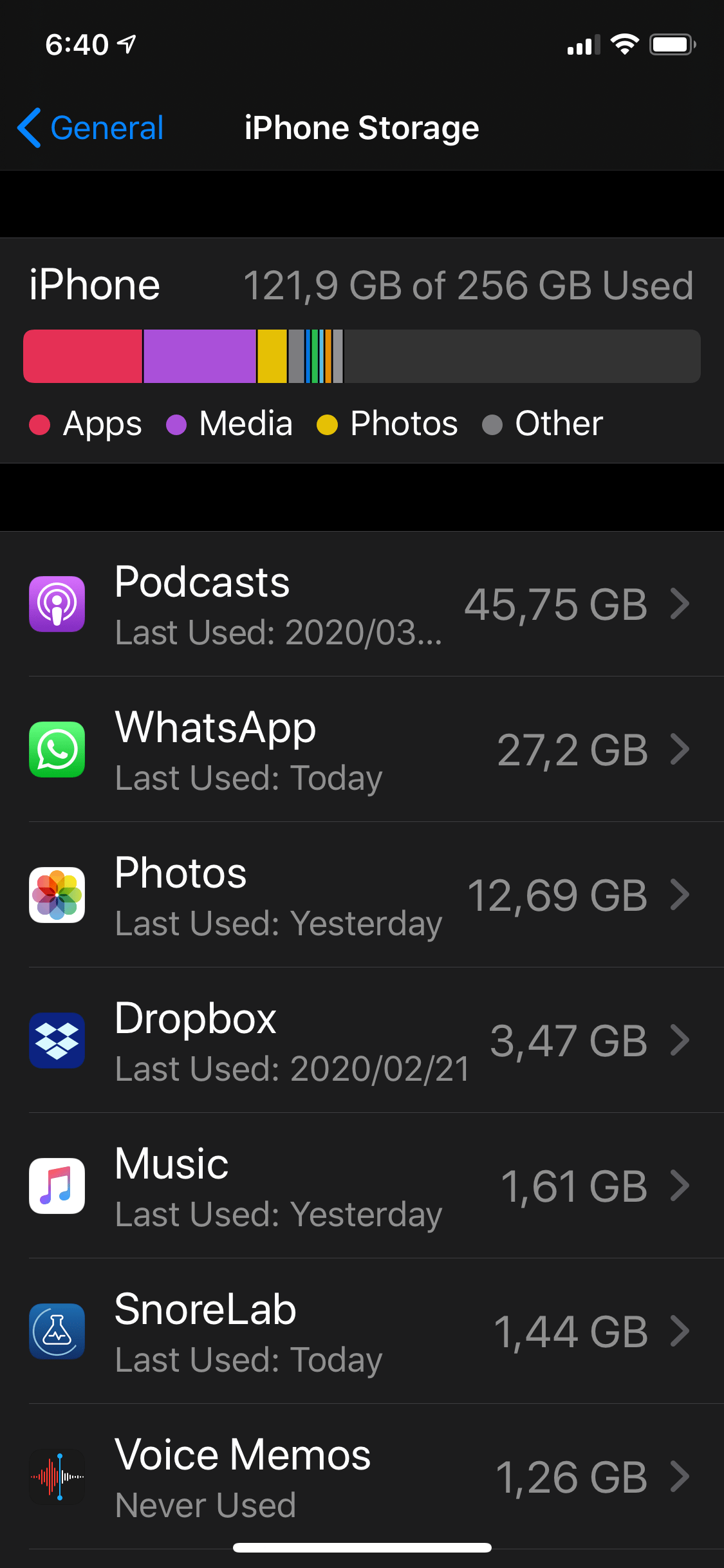 iPhone Xs says storage full, it’s n… Apple Community