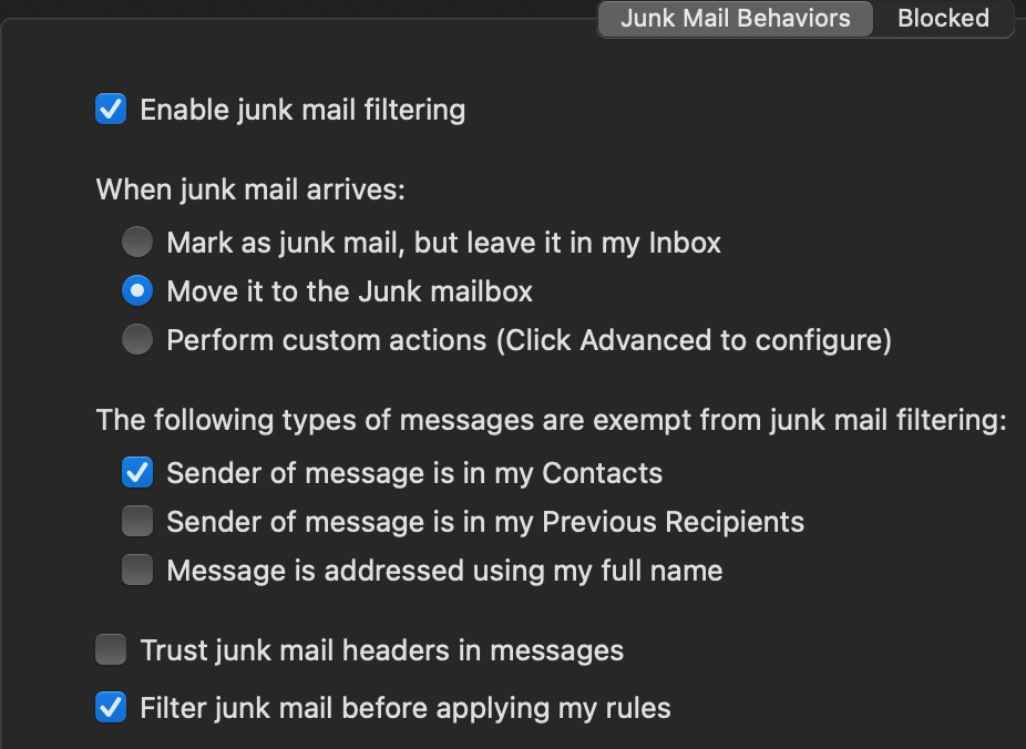 spam filter not working Apple Community