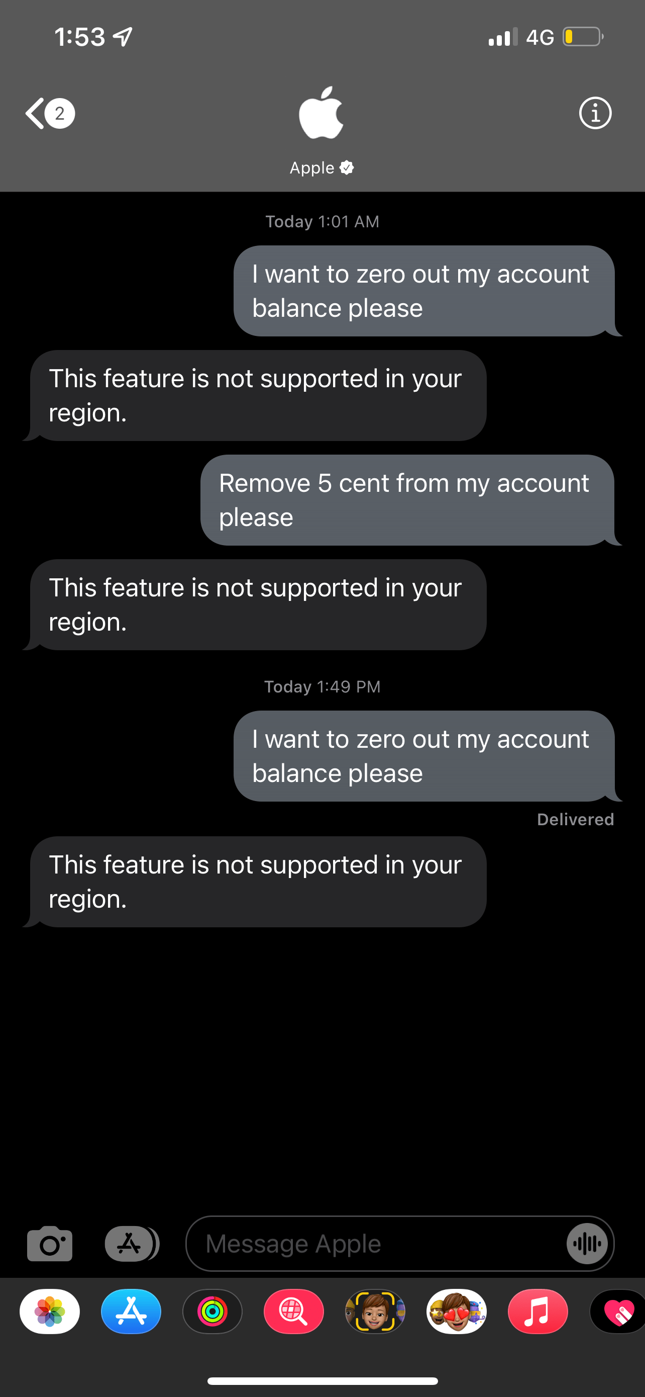 I need to change regions Apple Community