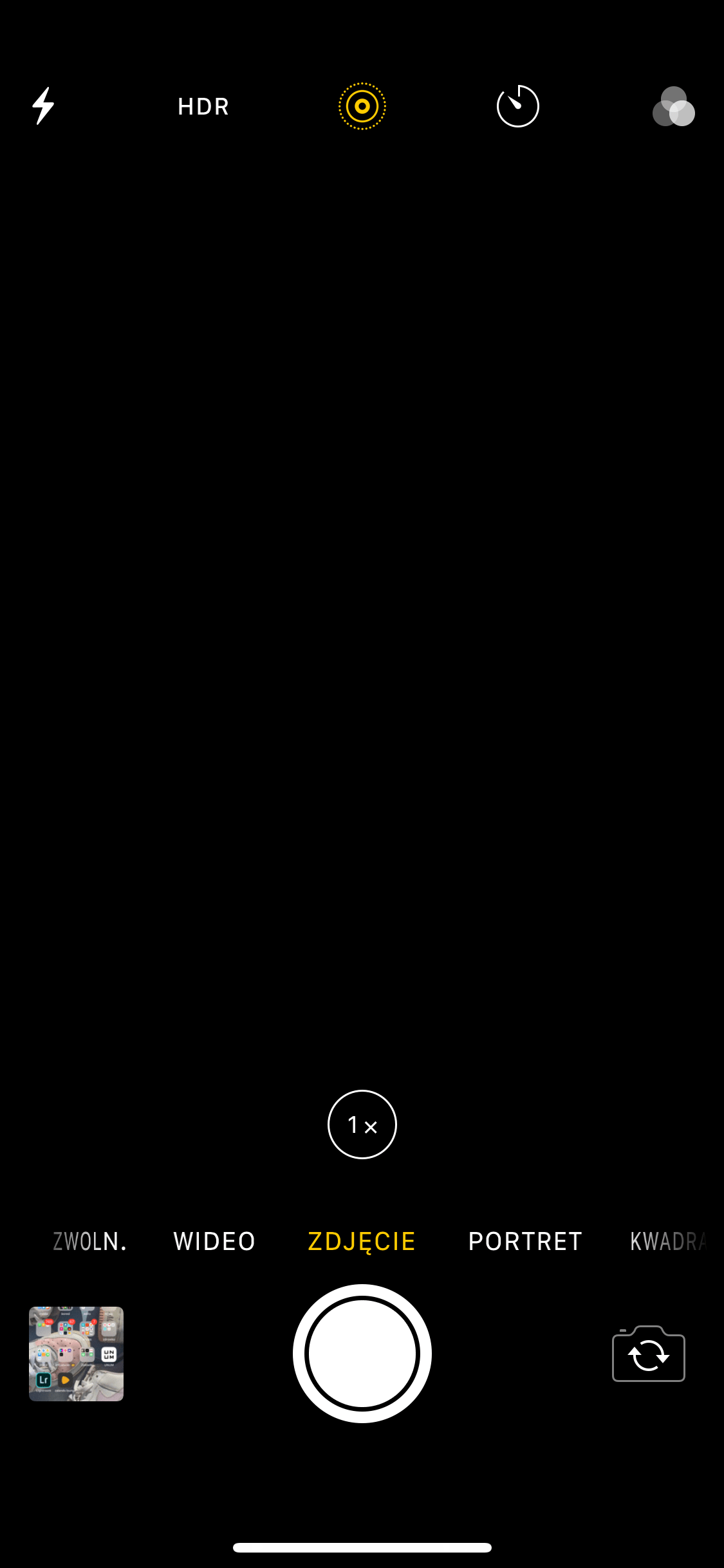 Black screen in camera app Apple Community