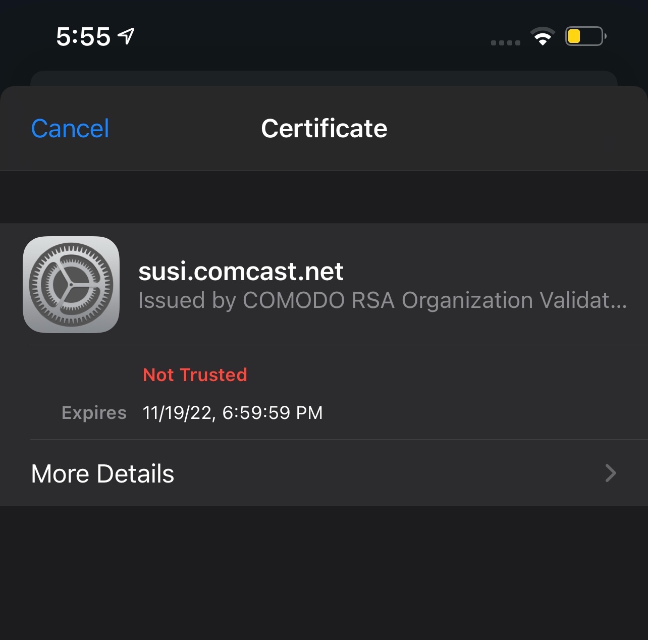 not trusted Apple Community
