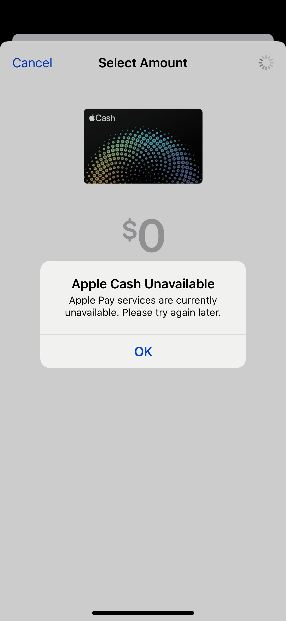 Problem with apple cash Apple Community