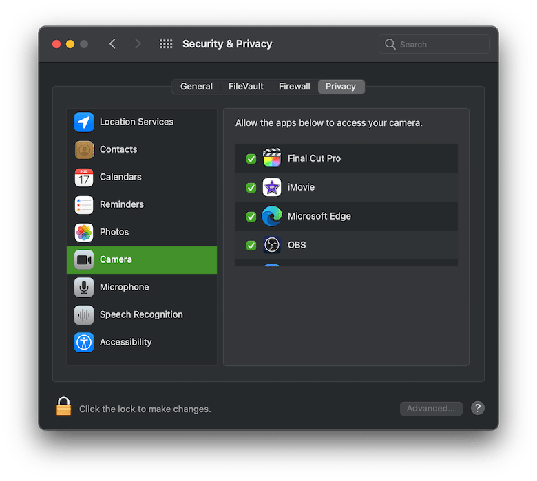 Macbook pro 2016 camera not working after… Apple Community