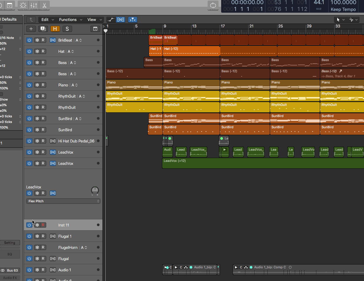 Logic Pro X Make Tracks Skinny and Unif… Apple Community