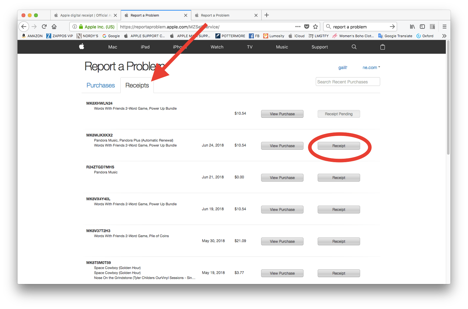 Apple digital receipt Apple Community
