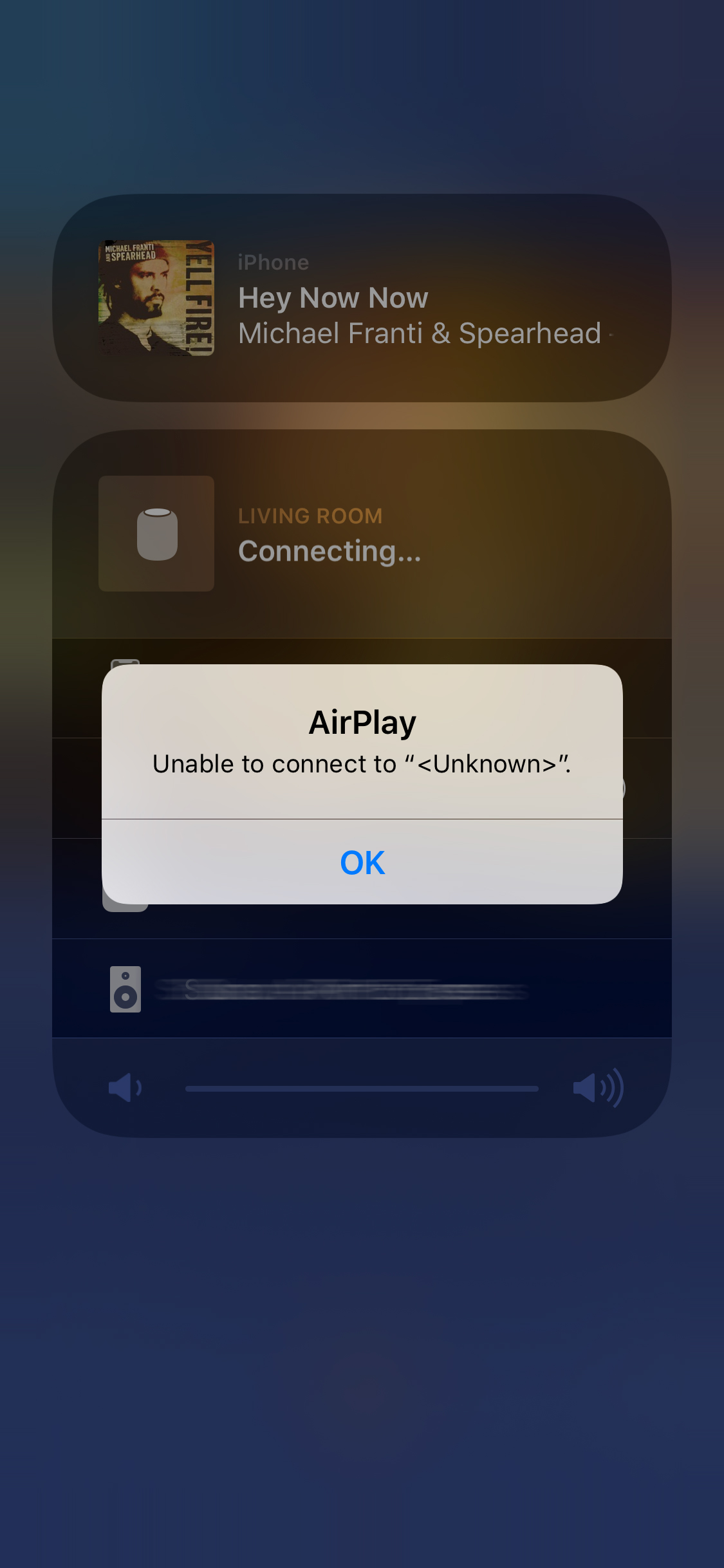AirPlay to HomePod `Unable to connect… Apple Community
