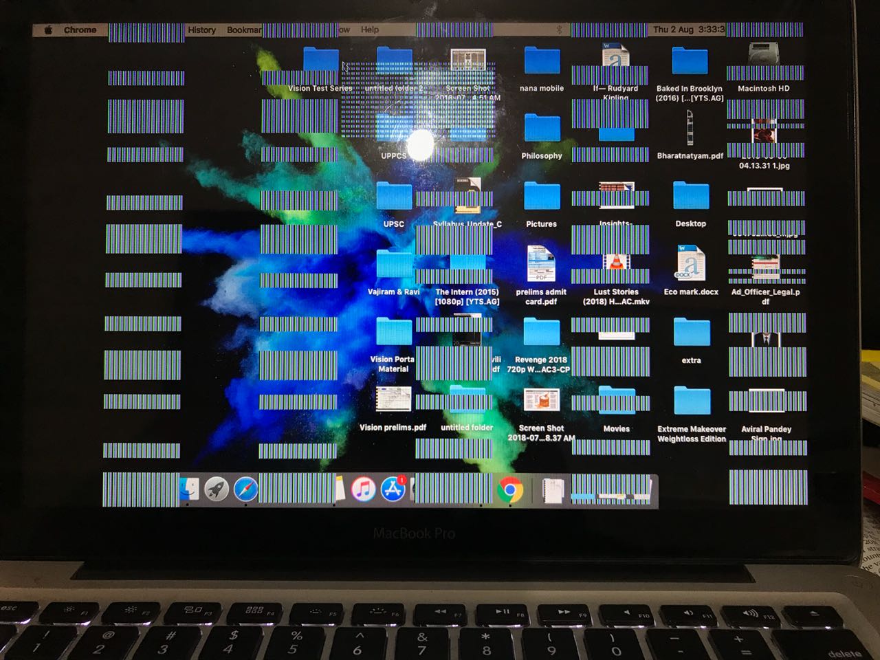 My Mac screen gets blurry when I lift my … Apple Community