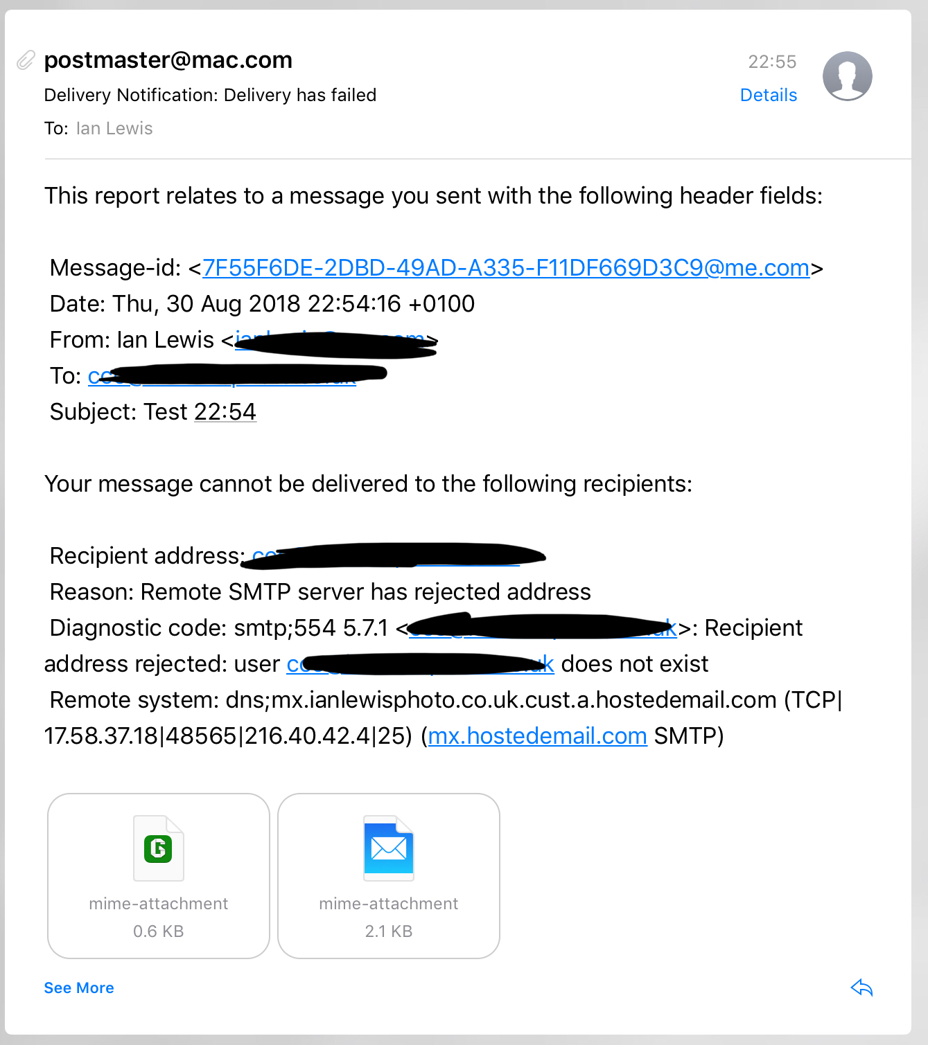 Delivery notification, delivery has faile… Apple Community