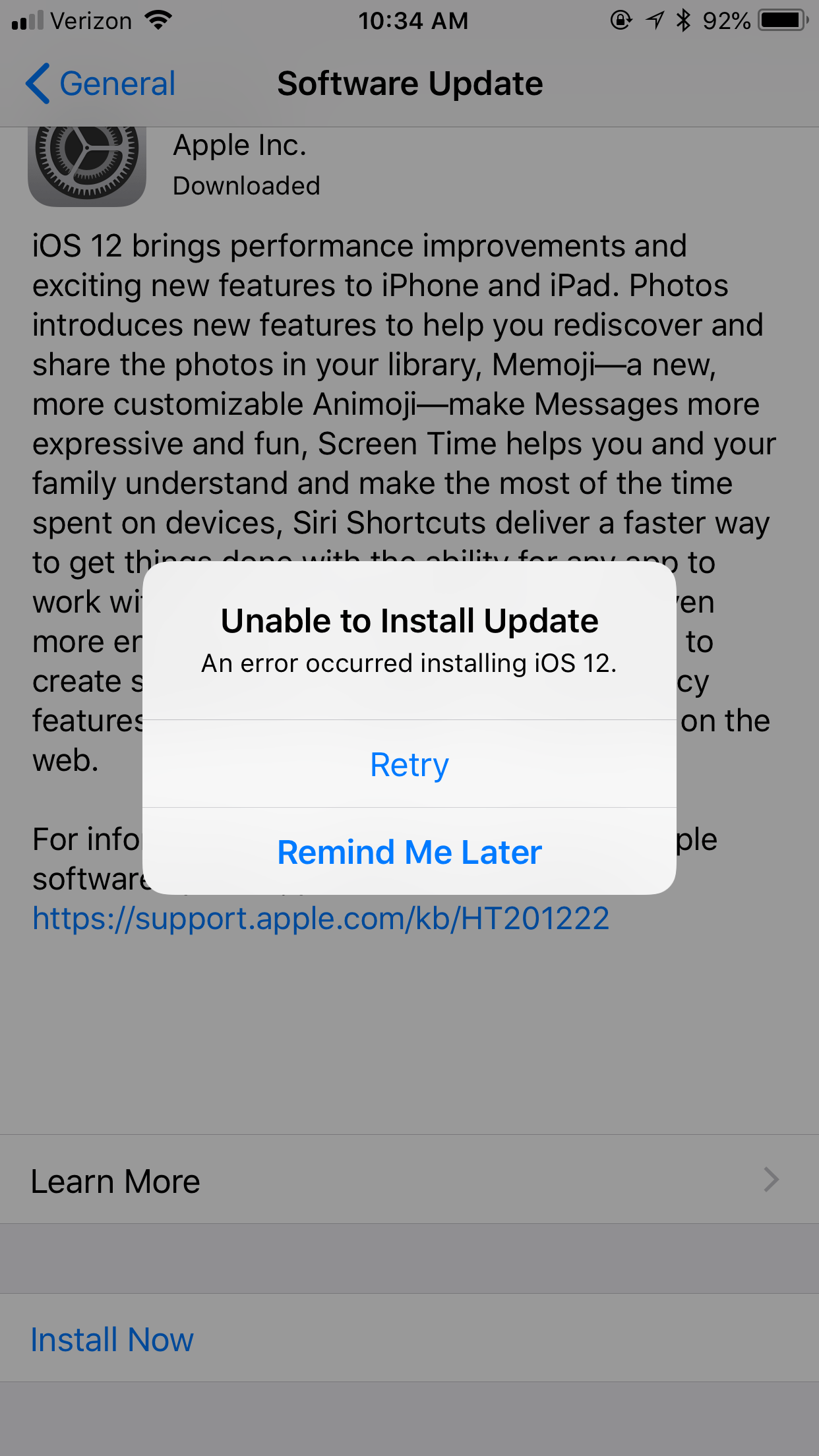 Why won’t my phone let me update to the i… Apple Community