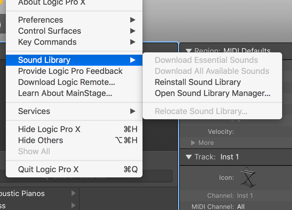 Relocate Sound Library ( Greyed Out ) Apple Community