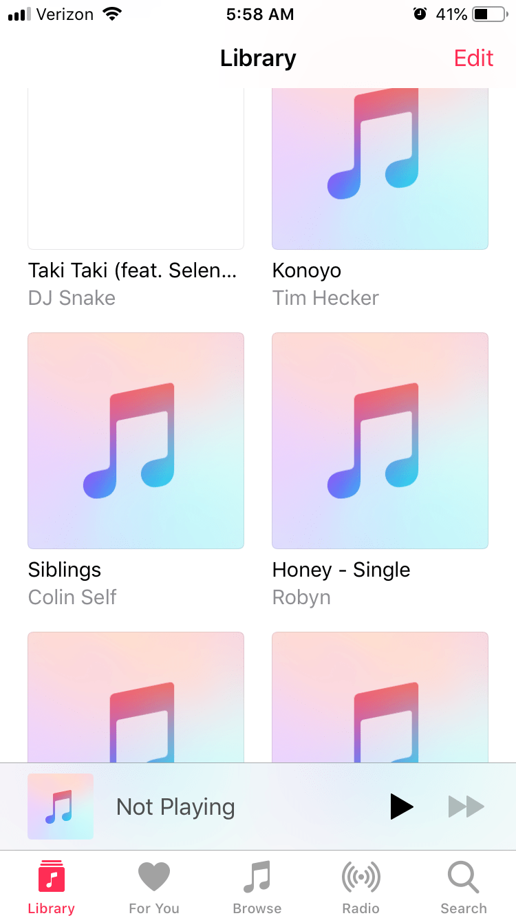 Apple Music album artwork not showing? Apple Community