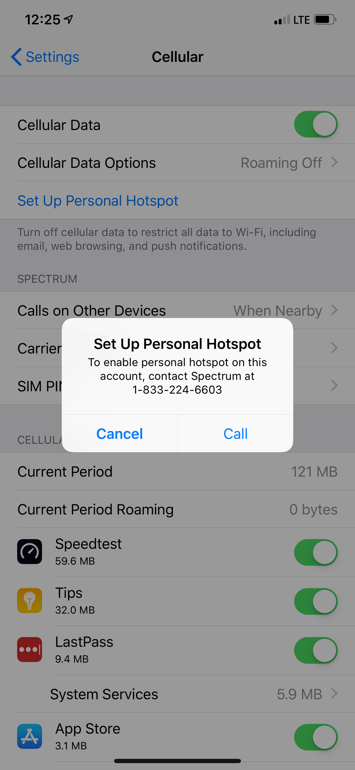 iPhone Xs Hotspot Will Not Turn On Apple Community