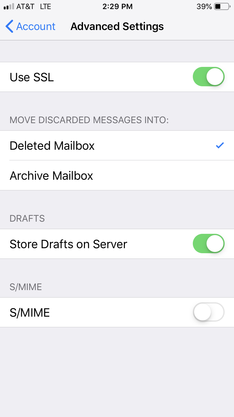 Can't update exchange password on iOS12 Apple Community