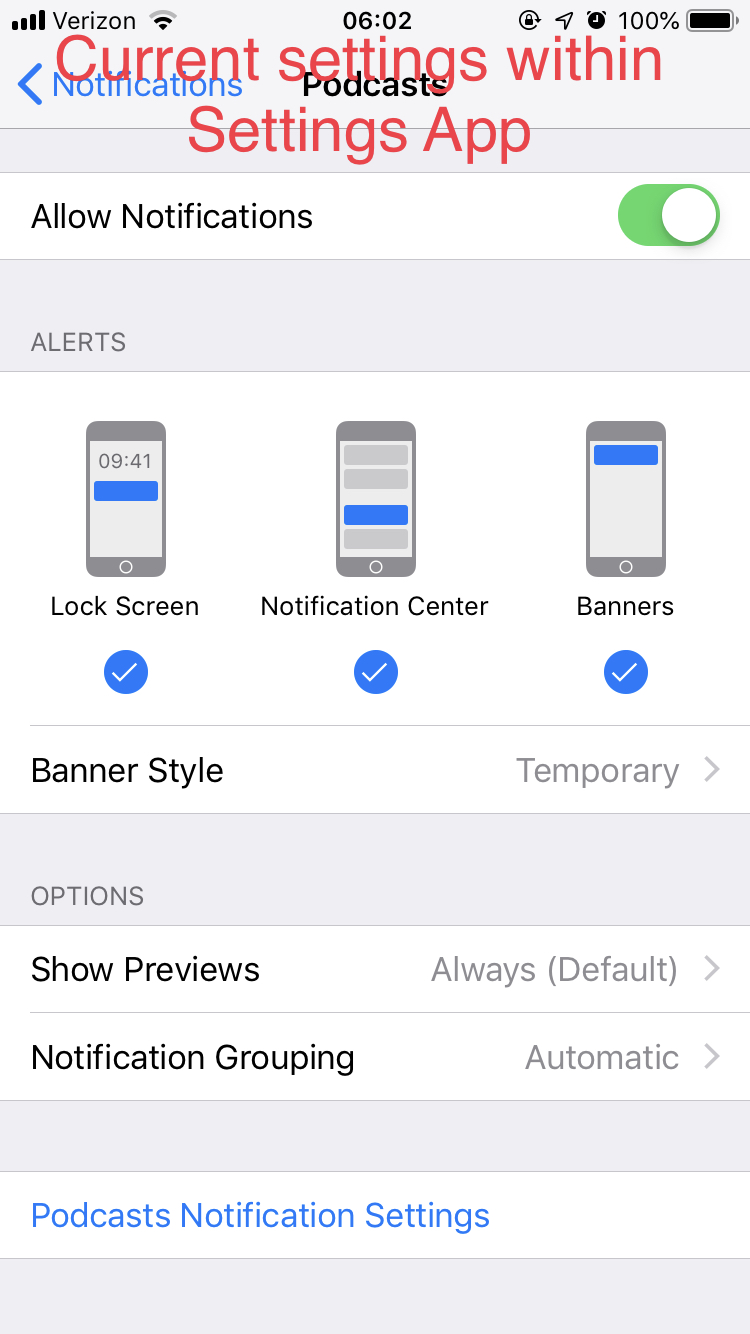 Podcast app not sending notifications Apple Community