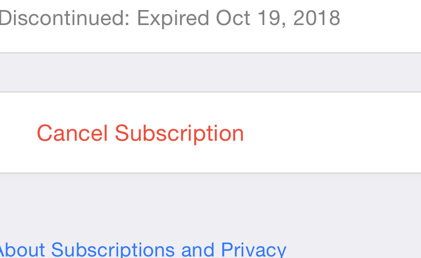 What does “discontinued” mean in app subs… Apple Community