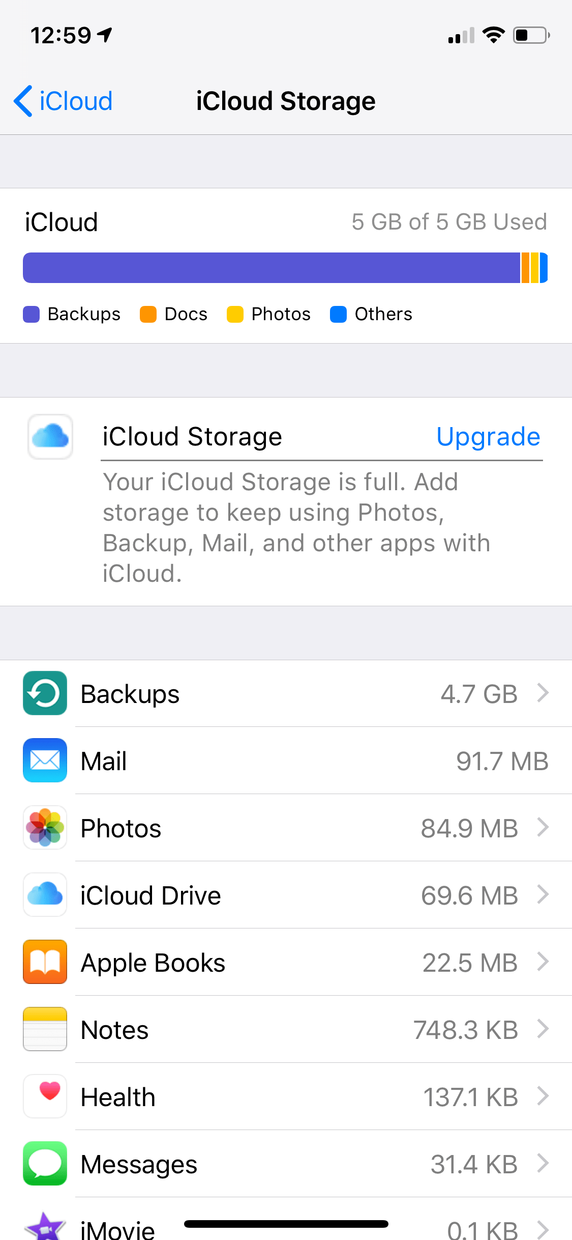 Backups on iCloud storage taking whole sp… Apple Community