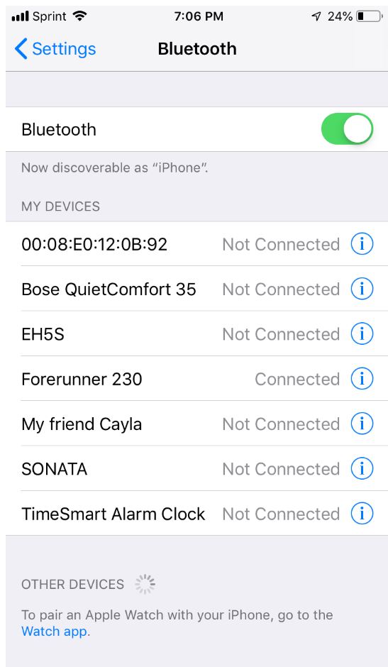 New XR won't find Bluetooth devices Apple Community