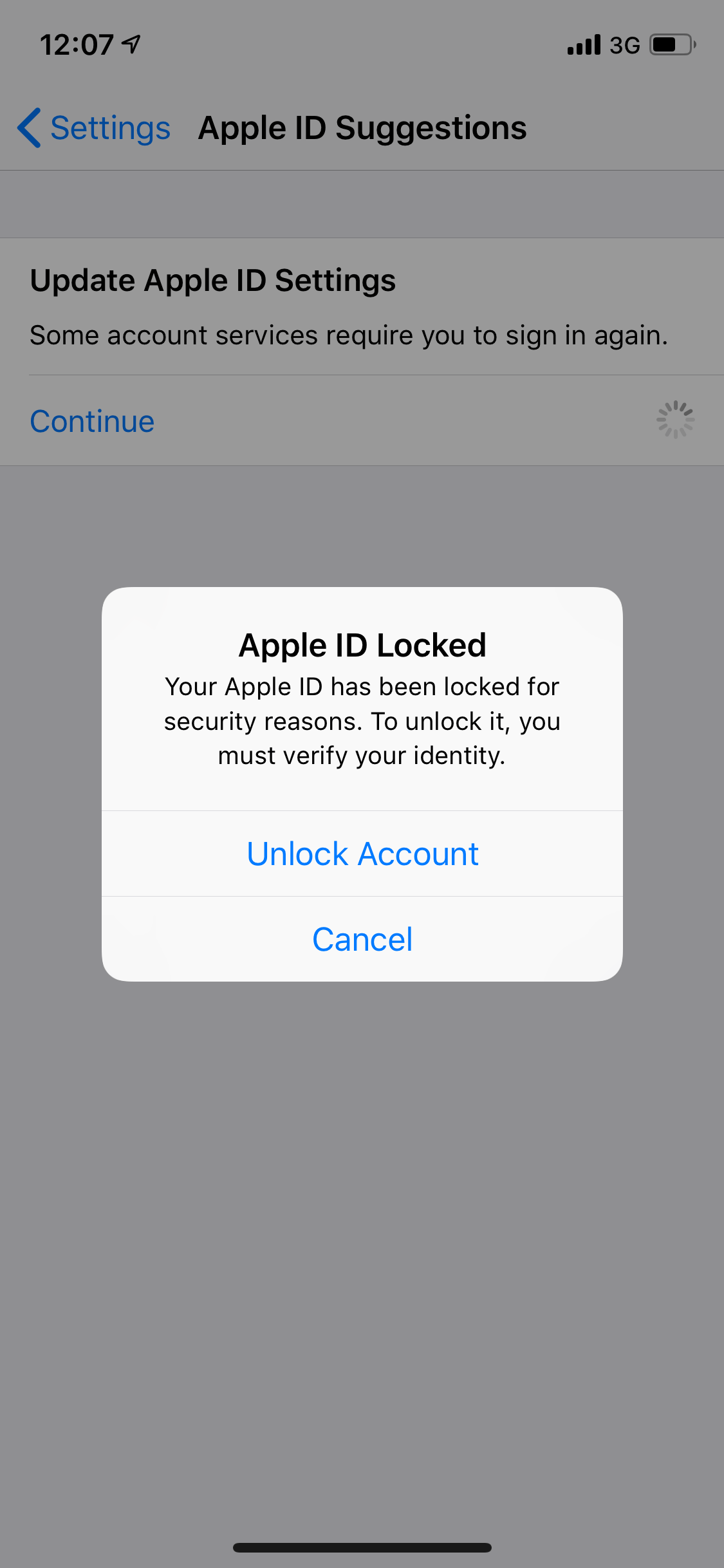 My iCloud is locked for security reasons Apple Community