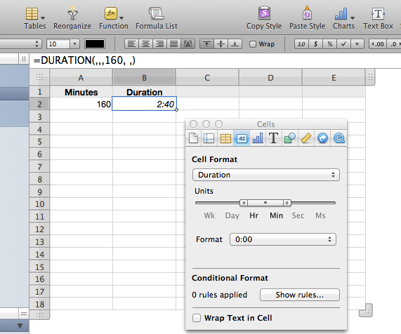 convert minutes, decimal time, to HHMM Apple Community