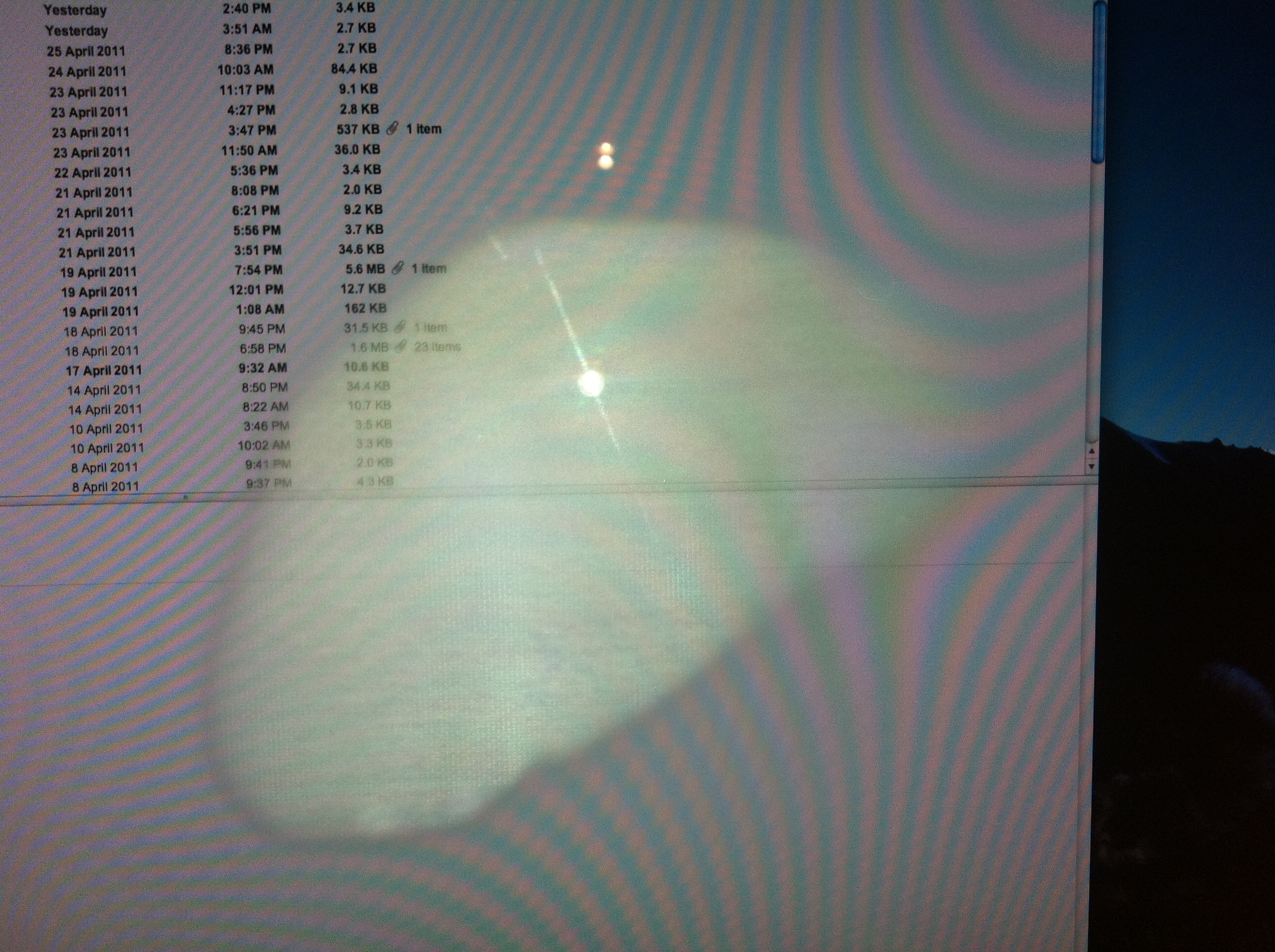 iMAC screen FOG Apple Community
